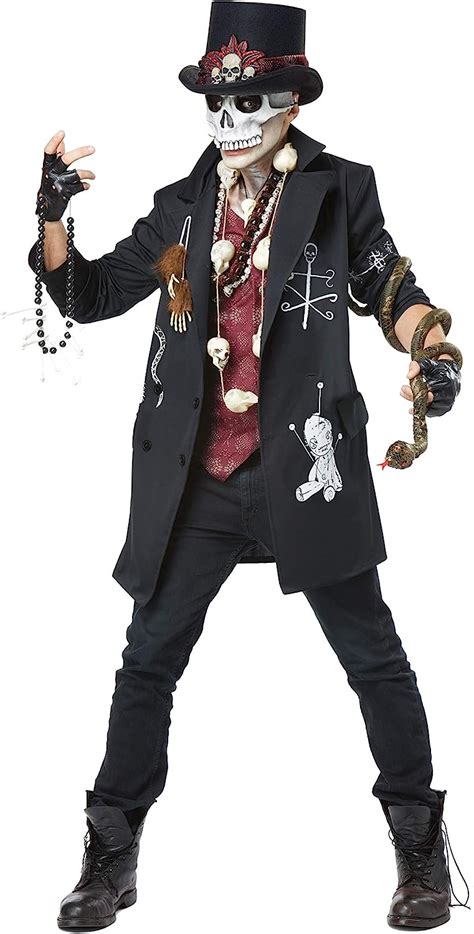 Add a Touch of Black Magic with a Male Voodoo Doll Costume